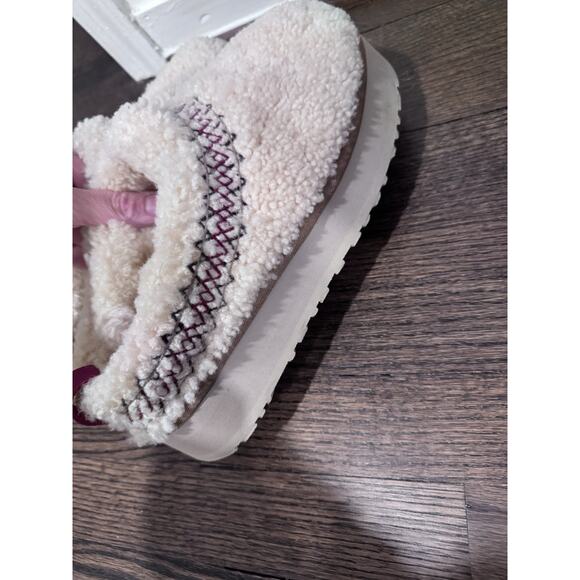 UGG Tazz Braid Platform Slippers Sandals 'Natural' Women's Size 9 NEW - Picture 16 of 16